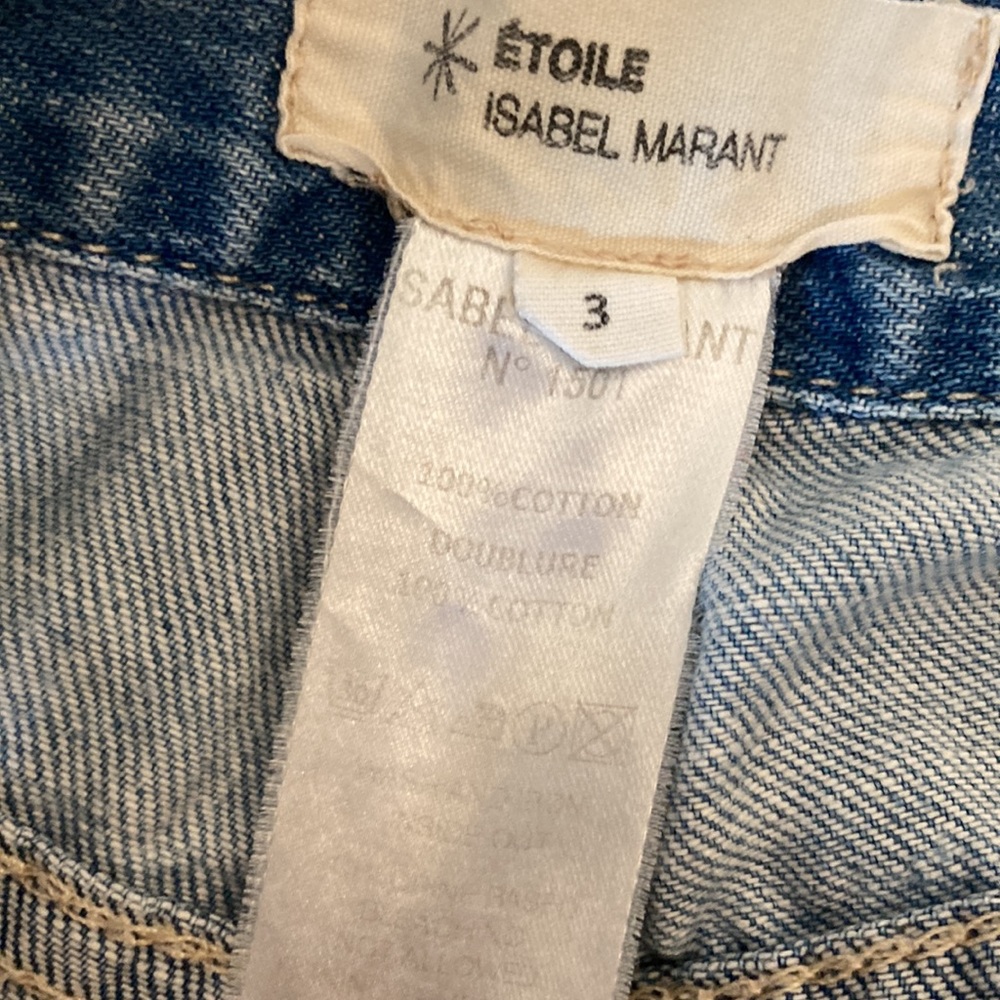 Isabel Marant etoile straight leg jeans size 3 - Picture 8 of 16